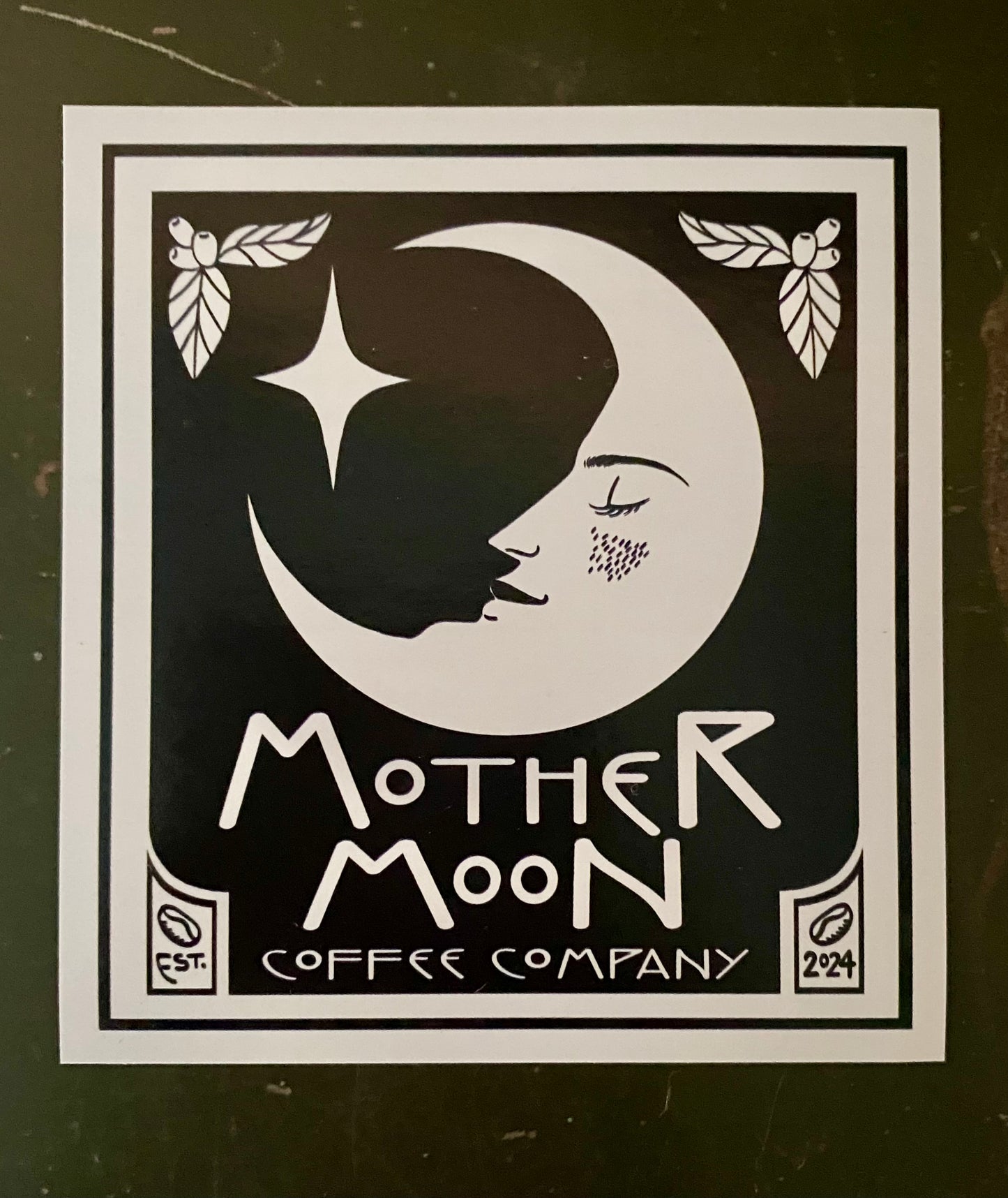 Mother Moon Vinyl Sticker