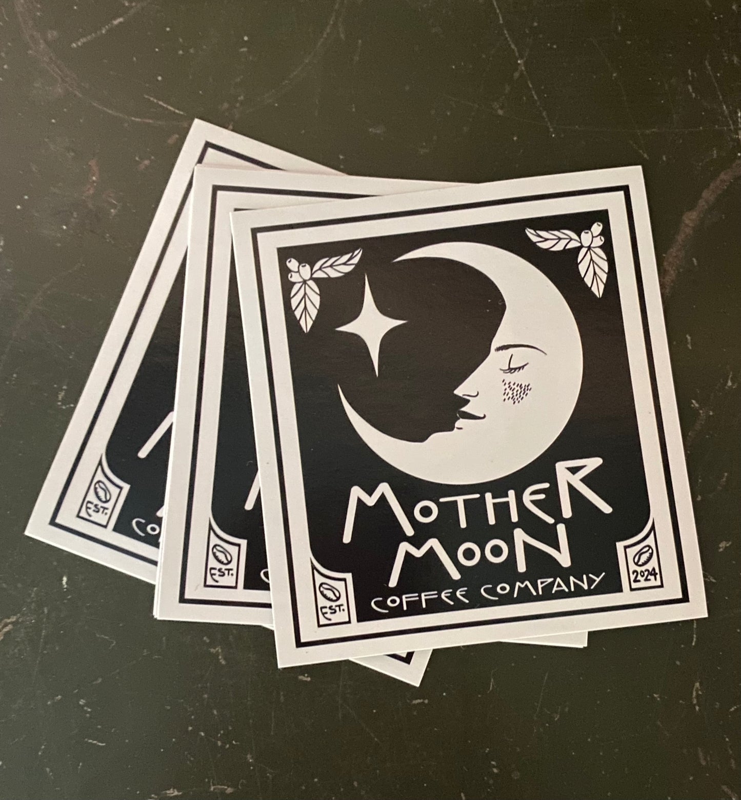 Mother Moon Vinyl Sticker